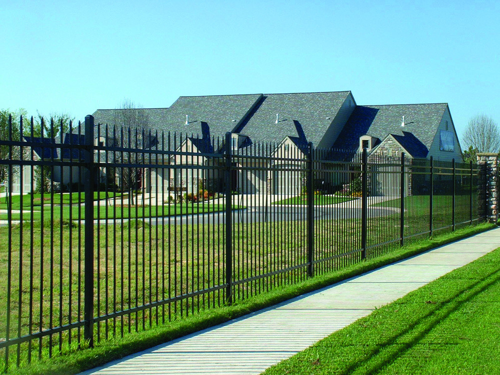 Commercial Security Fence for Residential Subdivision